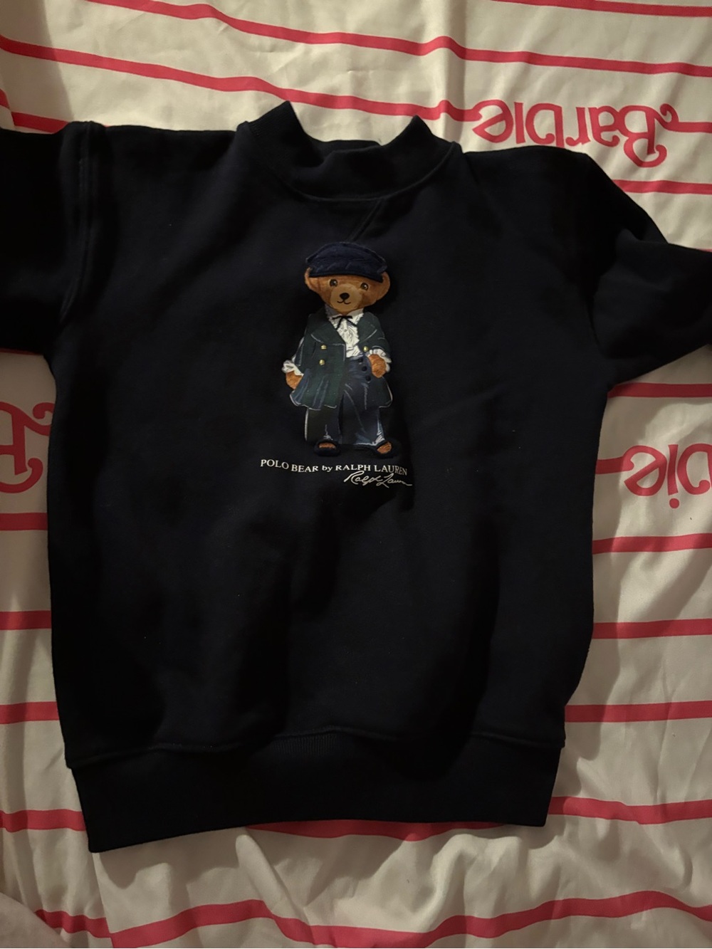 Polo by Ralph Lauren Navy Polo Bear Kids Sweatshirt like new